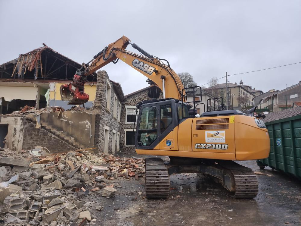 travaux de démolition